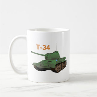 Sovjetunionen T-34-Tanken Kaffemugg