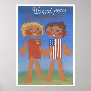 Sovjetunionens CCCP-Kall Krig Sovjetunionen Poster