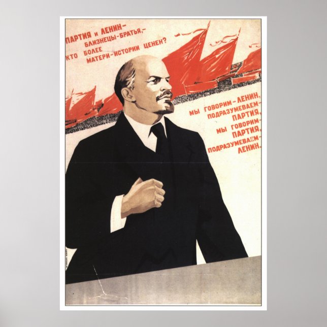 Sovjetunionens CCCP-Kall Krig Sovjetunionen Poster (Framsidan)