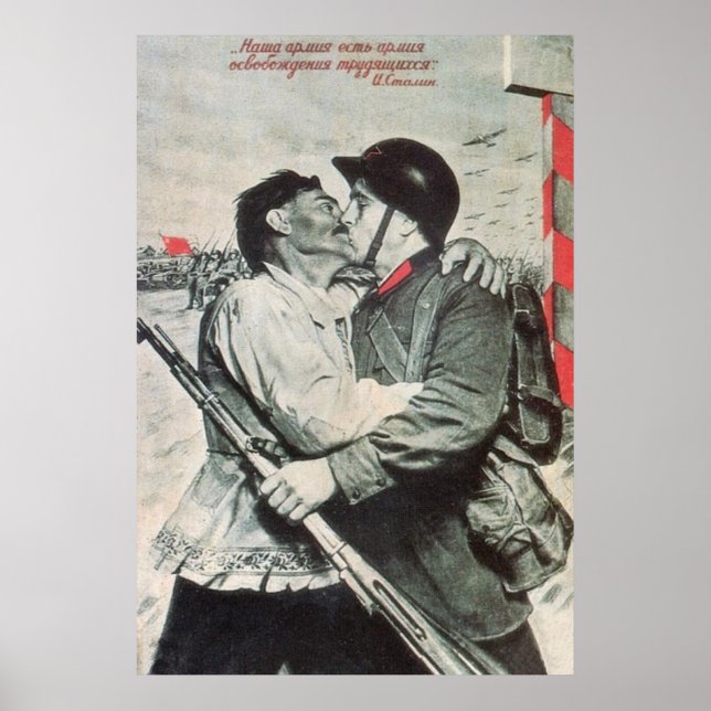 Sovjetunionens CCCP-Kall Krig Sovjetunionen Poster (Framsidan)