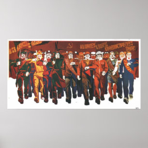 Sovjetunionens CCCP-Kall Krig Sovjetunionen Poster