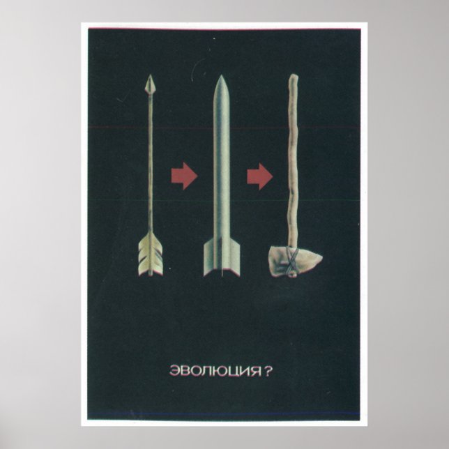 Sovjetunionens CCCP-Kall Krig Sovjetunionen Poster (Framsidan)