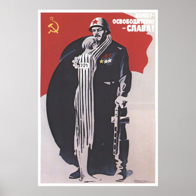 Sovjetunionens CCCP-Kall Krig Sovjetunionen Poster (Framsidan)
