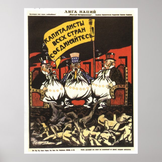 Sovjetunionens CCCP-Kall Krig Sovjetunionen Poster (Framsidan)