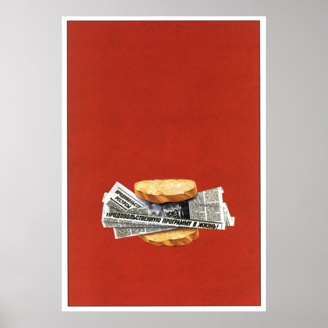 Sovjetunionens CCCP-Kall Krig Sovjetunionen Poster (Framsidan)