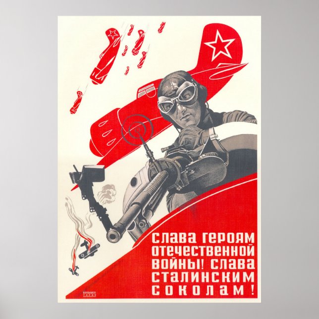 Sovjetunionens CCCP-Kall Krig Sovjetunionen Poster (Framsidan)