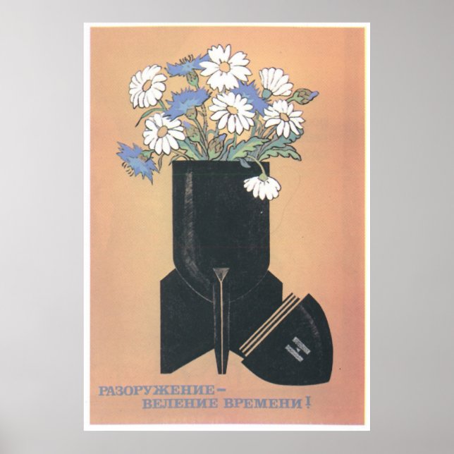 Sovjetunionens CCCP-Kall Krig Sovjetunionen Poster (Framsidan)