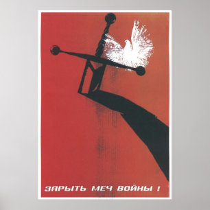 Sovjetunionens CCCP-Kall Krig Sovjetunionen Poster