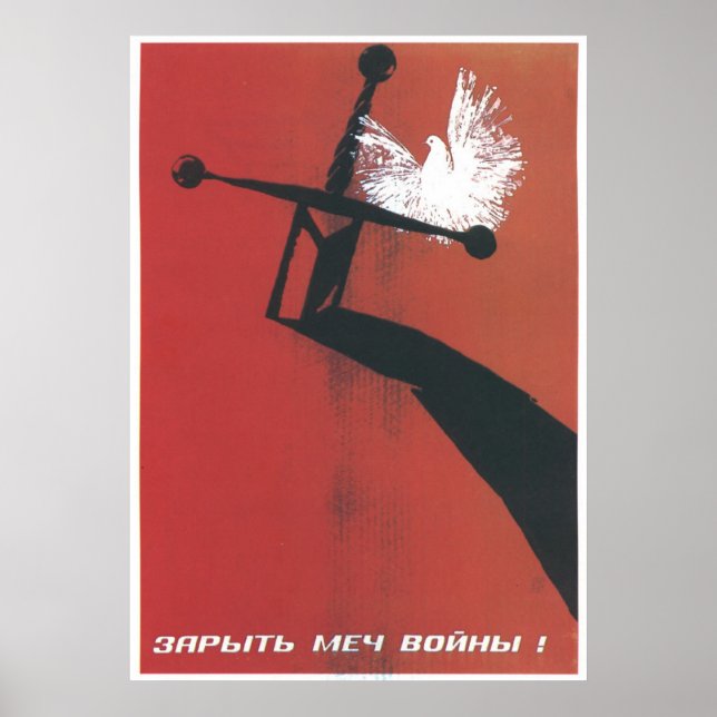 Sovjetunionens CCCP-Kall Krig Sovjetunionen Poster (Framsidan)
