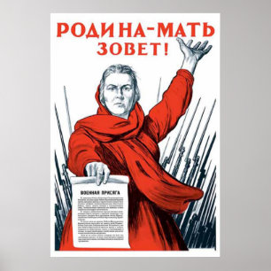 Sovjetunionens CCCP-Kall Krig Sovjetunionen Poster