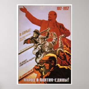 Sovjetunionens CCCP-Kall Krig Sovjetunionen Poster
