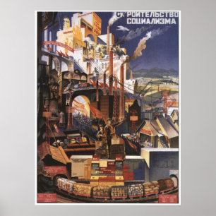 Sovjetunionens CCCP-Kall Krig Sovjetunionen Poster
