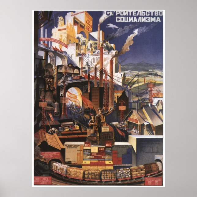 Sovjetunionens CCCP-Kall Krig Sovjetunionen Poster (Framsidan)