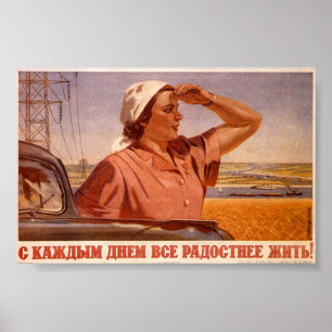 Sovjetunionens CCCP-Kall Krig Sovjetunionen Poster