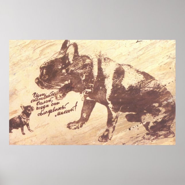 Sovjetunionens CCCP-Kall Krig Sovjetunionen Poster (Framsidan)