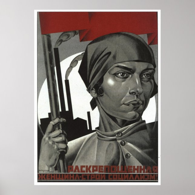 Sovjetunionens CCCP-Kall Krig Sovjetunionen Poster (Framsidan)