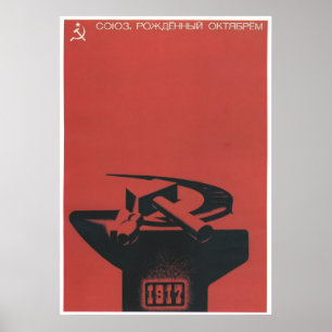 Sovjetunionens CCCP-Kall Krig Sovjetunionen Poster