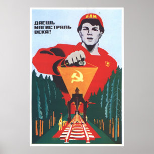 Sovjetunionens CCCP-Kall Krig Sovjetunionen Poster