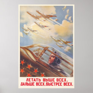 Sovjetunionens CCCP-Kall Krig Sovjetunionen Poster