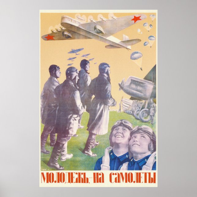 Sovjetunionens CCCP-Kall Krig Sovjetunionen Poster (Framsidan)