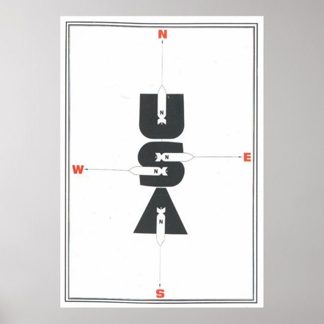 Sovjetunionens CCCP-Kall Krig Sovjetunionen Poster (Framsidan)