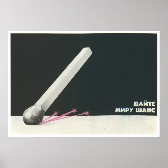 Sovjetunionens CCCP-Kall Krig Sovjetunionen Poster (Framsidan)