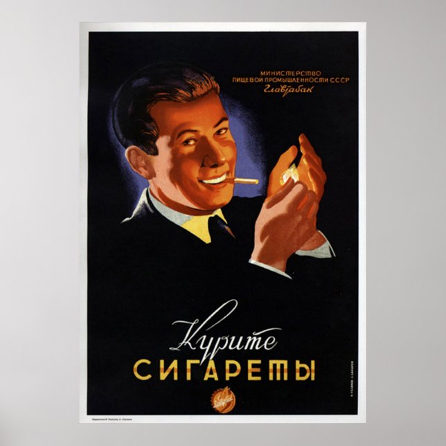 Sovjetunionens CCCP-Kall Krig Sovjetunionen Poster (Framsidan)