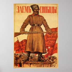 Sovjetunionens CCCP-Kall Krig Sovjetunionen Poster