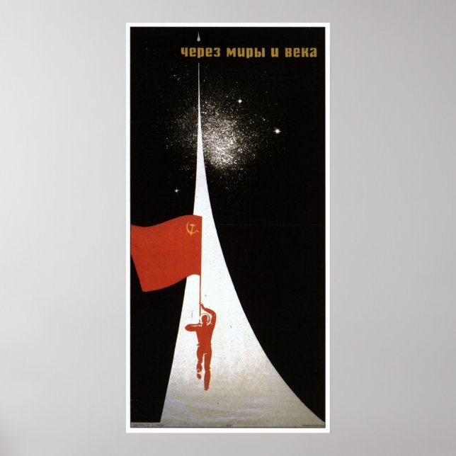 Sovjetunionens CCCP-Kall Krig Sovjetunionen Poster (Framsidan)