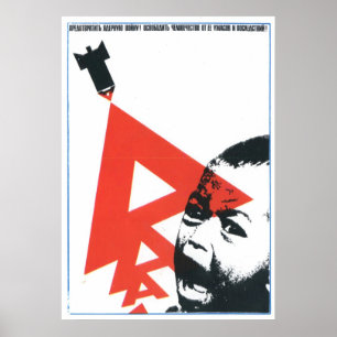 Sovjetunionens CCCP-Kall Krig Sovjetunionen Poster