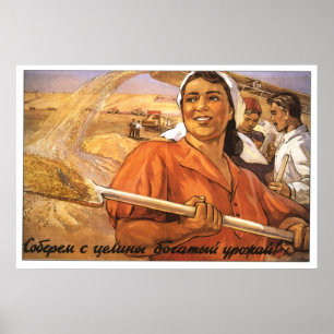 Sovjetunionens CCCP-Kall Krig Sovjetunionen Poster