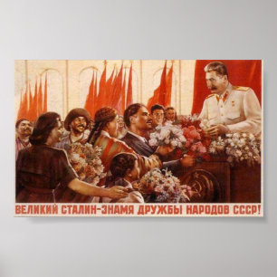 Sovjetunionens CCCP-Kall Krig Sovjetunionen Poster