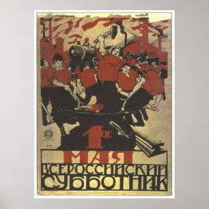 Sovjetunionens CCCP-Kall Krig Sovjetunionen Poster