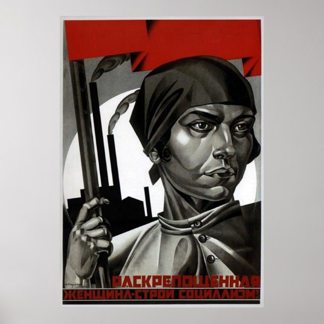Sovjetunionens CCCP-Kall Krig Sovjetunionen Poster (Framsidan)