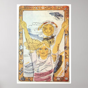 Sovjetunionens CCCP-Kall Krig Sovjetunionen Poster