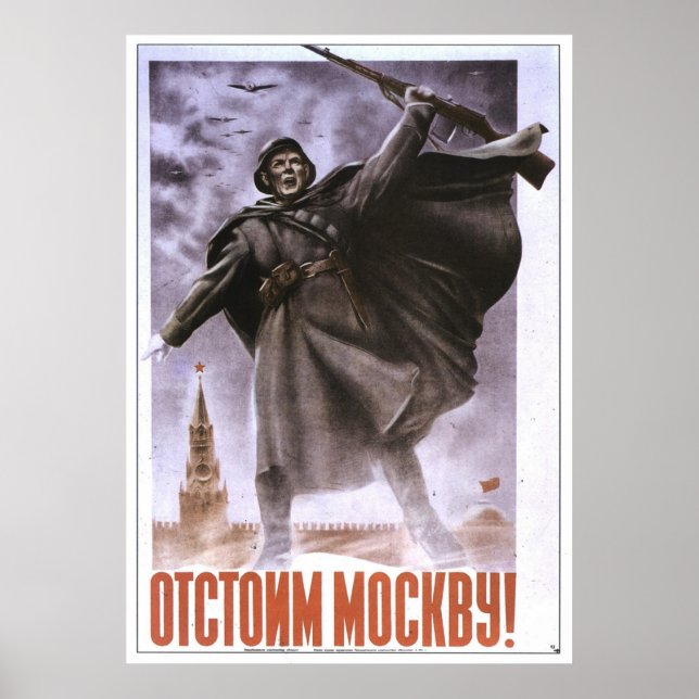 Sovjetunionens CCCP-Kall Krig Sovjetunionen Poster (Framsidan)