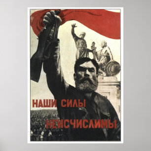 Sovjetunionens CCCP-Kall Krig Sovjetunionen Poster