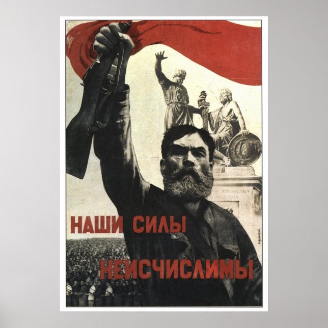 Sovjetunionens CCCP-Kall Krig Sovjetunionen Poster (Framsidan)