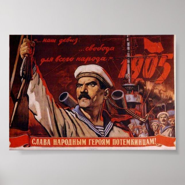 Sovjetunionens CCCP-Kall Krig Sovjetunionen Poster (Framsidan)