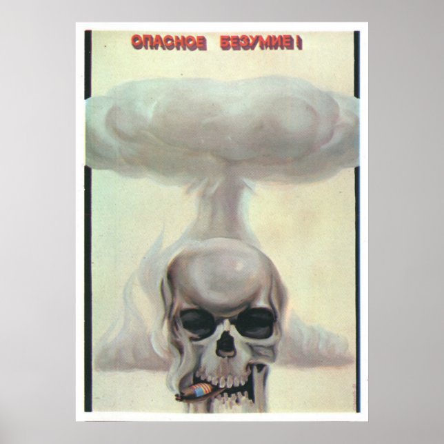 Sovjetunionens CCCP-Kall Krig Sovjetunionen Poster (Framsidan)