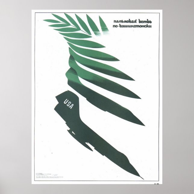 Sovjetunionens CCCP-Kall Krig Sovjetunionen Poster (Framsidan)