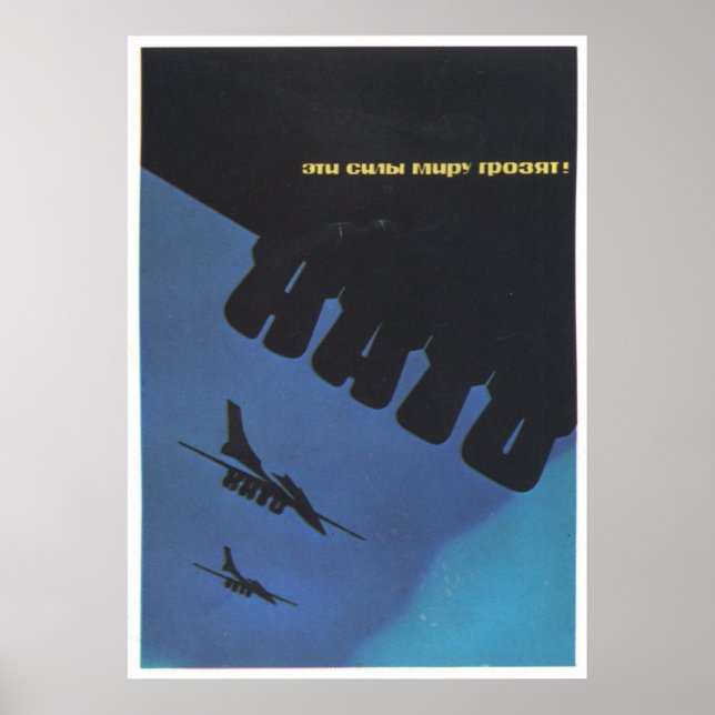 Sovjetunionens CCCP-Kall Krig Sovjetunionen Poster (Framsidan)