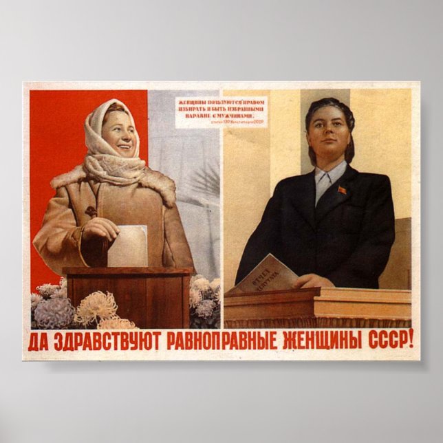 Sovjetunionens CCCP-Kall Krig Sovjetunionen Poster (Framsidan)
