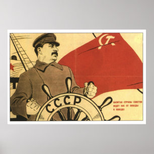 Sovjetunionens CCCP-Kall Krig Sovjetunionen Poster