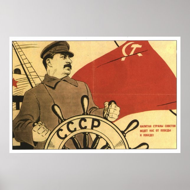 Sovjetunionens CCCP-Kall Krig Sovjetunionen Poster (Framsidan)