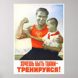Sovjetunionens CCCP-Kall Krig Sovjetunionen Poster