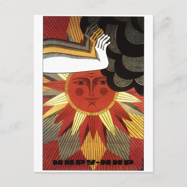 Sovjetunionens CCCP-Kall Krig Sovjetunionen Poster Vykort (Framsida)