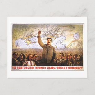 Sovjetunionens CCCP-Kall Krig Sovjetunionen Poster Vykort
