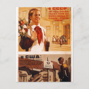 Sovjetunionens CCCP-Kall Krig Sovjetunionen Poster Vykort