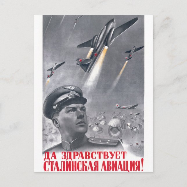 Sovjetunionens CCCP-Kall Krig Sovjetunionen Poster Vykort (Framsida)